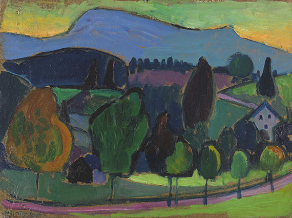 Gabriele Münter - Der blaue Berg