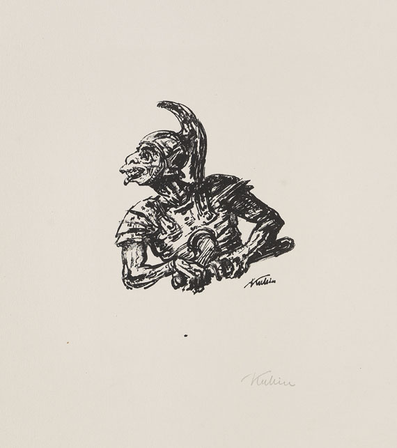 Alfred Kubin - 14 Bätter: aus "Traumland I/II" und "10 kleine lithografische Zeichnungen"
