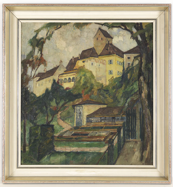 Leo Putz - Schloss Seefeld IV - Rahmenbild