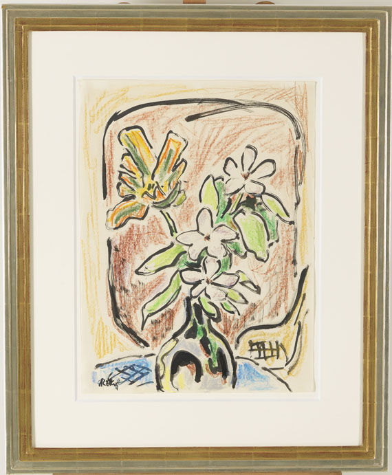 Karl Schmidt-Rottluff - Blumenstrauss - Rahmenbild