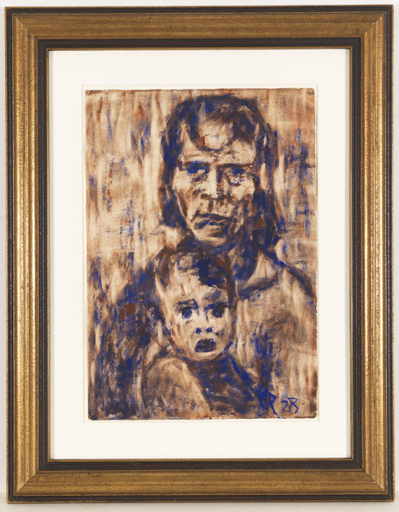 Christian Rohlfs - Mutter mit Kind - Rahmenbild