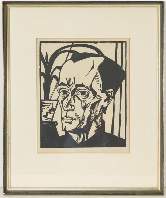 Erich Heckel - Bildnis E.H - Rahmenbild