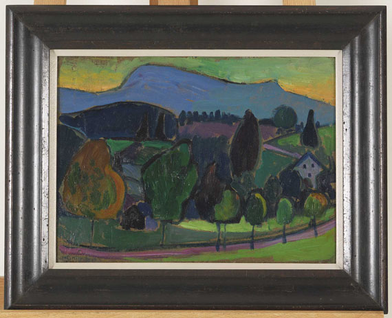 Gabriele Münter - Der blaue Berg - Rahmenbild