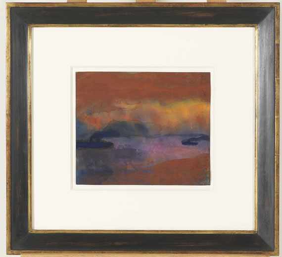 Emil Nolde - Dampfer auf See - Rahmenbild