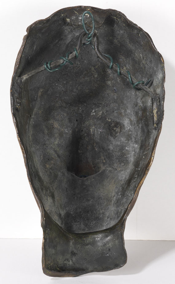 Ernst Barlach - Maske Friedrich Schult - Rückseite