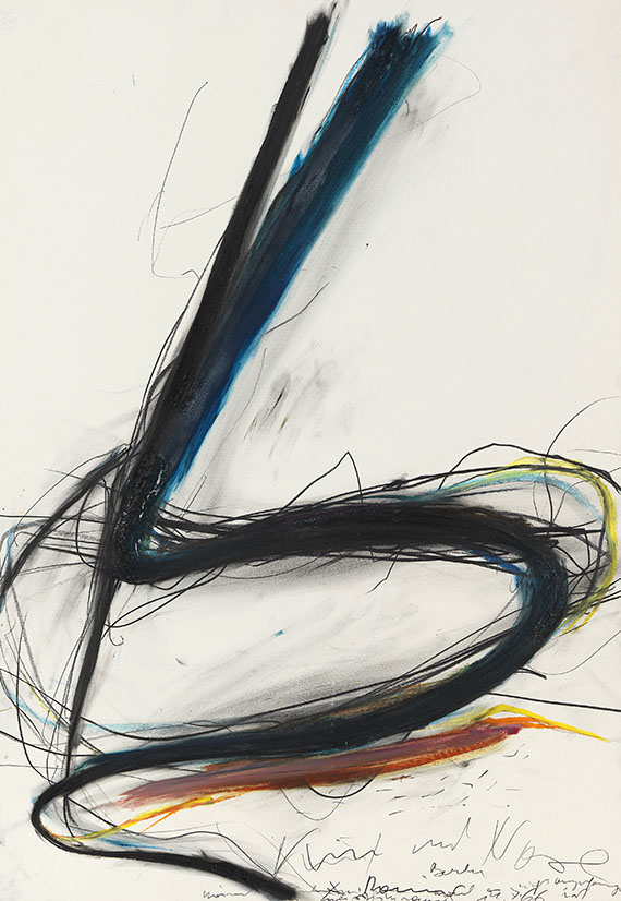 Arnulf Rainer - Kinn und Nase - im Whiskyrausch