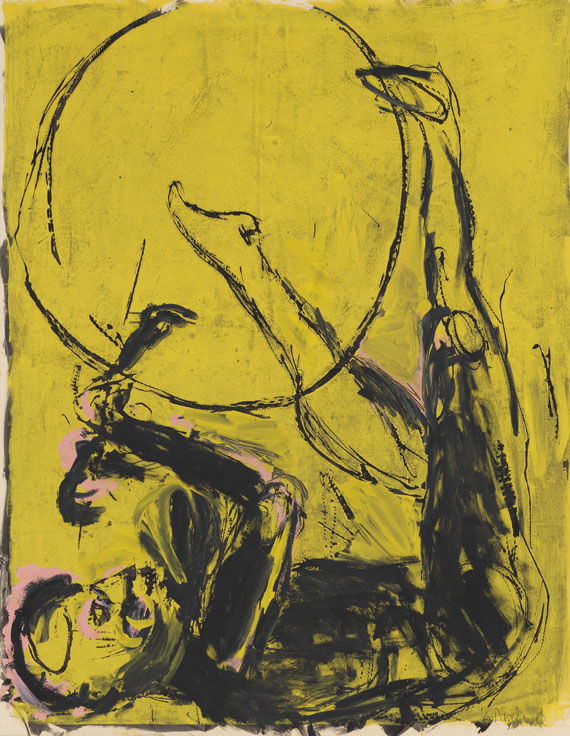 Georg Baselitz - Fahrradfahrer