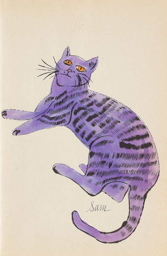 Andy Warhol - 25 Cats name[d] Sam and one Blue Pussy