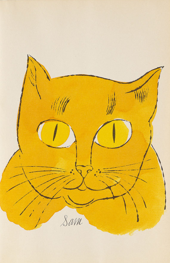 Andy Warhol - 25 Cats name[d] Sam and one Blue Pussy