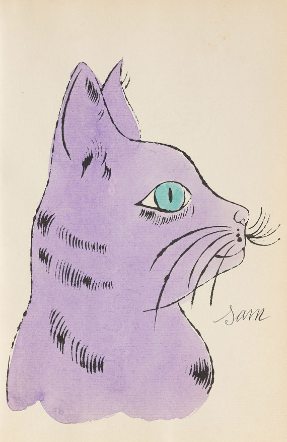 Andy Warhol - 25 Cats name[d] Sam and one Blue Pussy - Weitere Abbildung