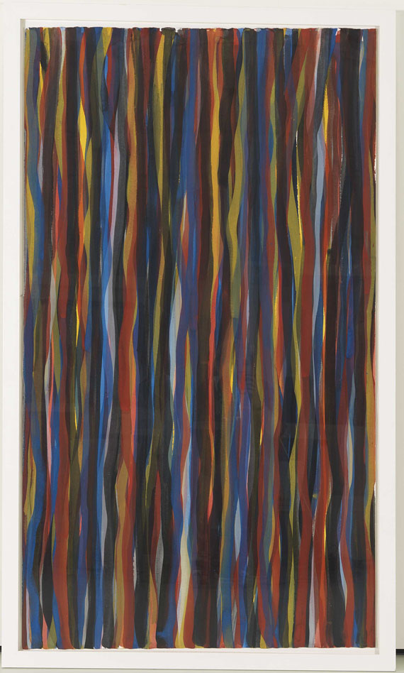 Sol LeWitt - Vertical Brush Strokes - Rahmenbild