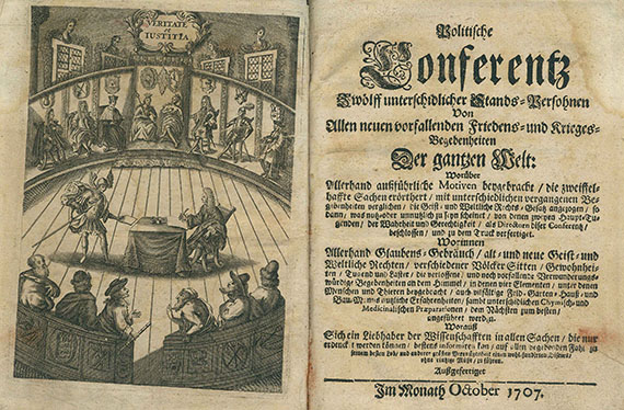   - Politische Conferentz. 1707.