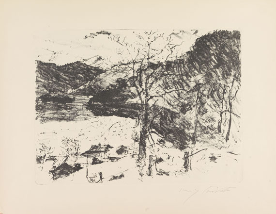 Lovis Corinth - Vorfrühling im Gebirge. 1922.