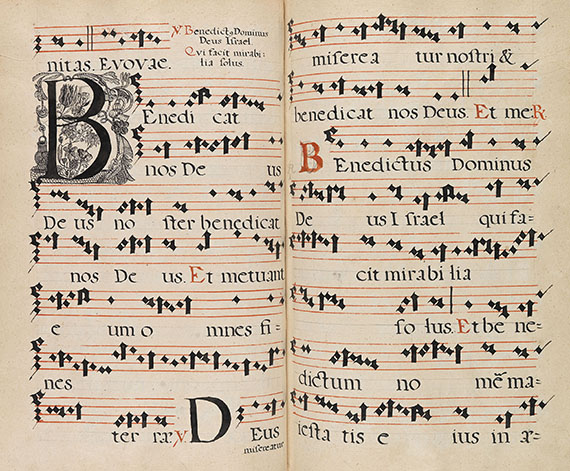  Manuskripte - Antiphonar, Handschrift. 1581