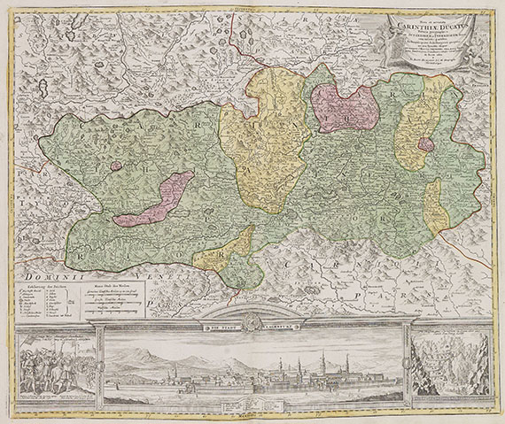 Homann Erben - Atlas von Deutschland (Sammelatlas). 90 Karten. 1753 ff.
