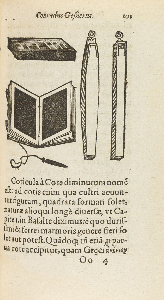 Conrad Gesner - De omni rerum fossilium genere. 1565.