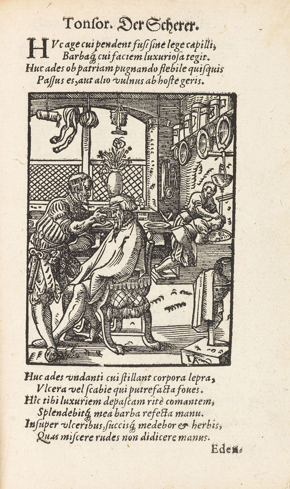 Jost Amman - Schopper, H., De omnibus illiberalibus. 1574