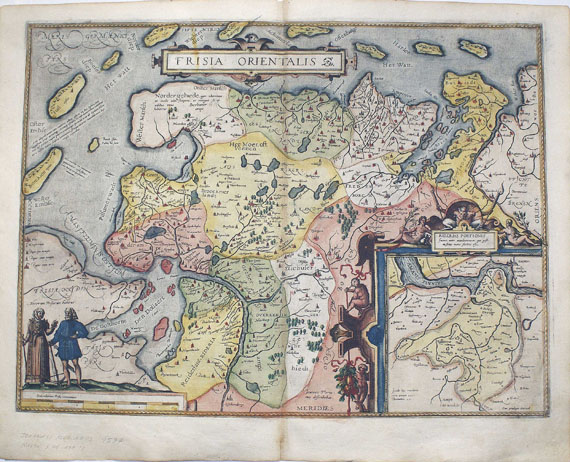 Niedersachsen - 1 Bl. Frisia Orientalis (A. Ortelius).