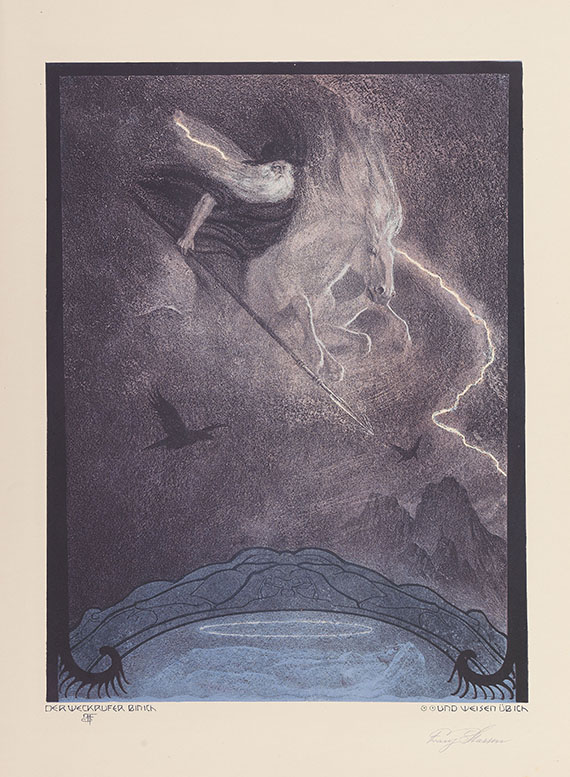 Franz Stassen - Der Ring des Nibelungen. 1914. - Weitere Abbildung