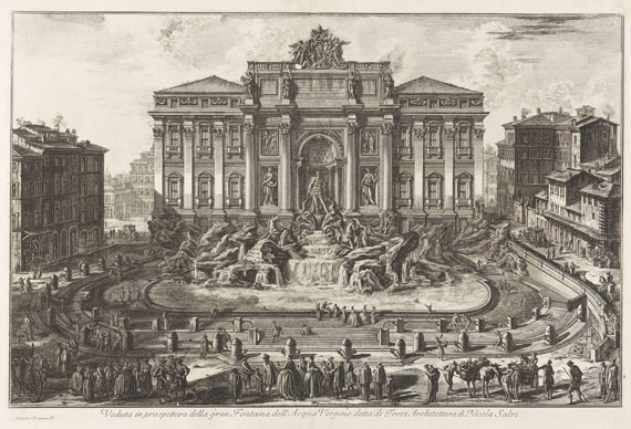Giovanni Battista Piranesi - Veduta in prospettiva della gran Fontana dell