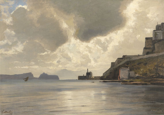 Ascan Lutteroth - Küste beim Castello di Baia am Golf von Pozzuoli