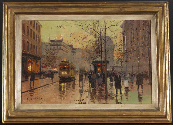 Cortès - Paris - Place de la Madeleine nach einem Regenschauer