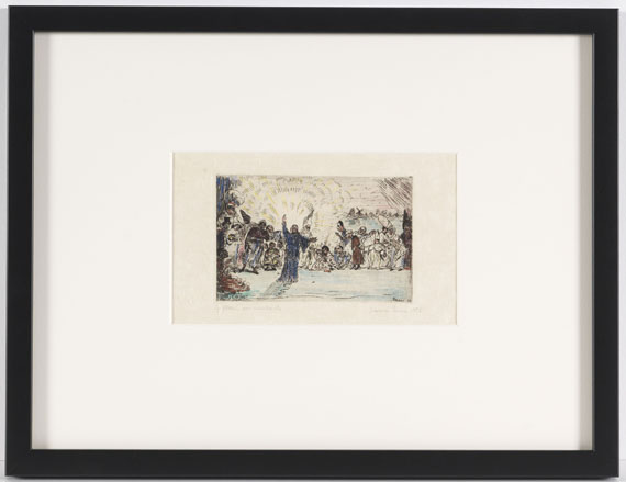 Ensor - Christus unter den Bettlern (Le Christ aux mendiants)