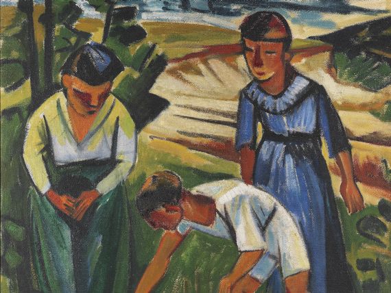 Hermann Max Pechstein - Im Freien - Weitere Abbildung