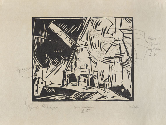 Lyonel Feininger - Windmühle