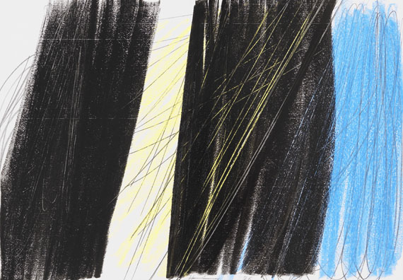 Hans Hartung - Sans titre (17-12-76 vernis v-14)