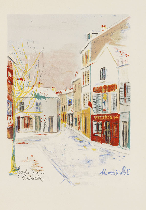 Maurice Utrillo - Carco, Montmartre vécu par Utrillo. - Weitere Abbildung