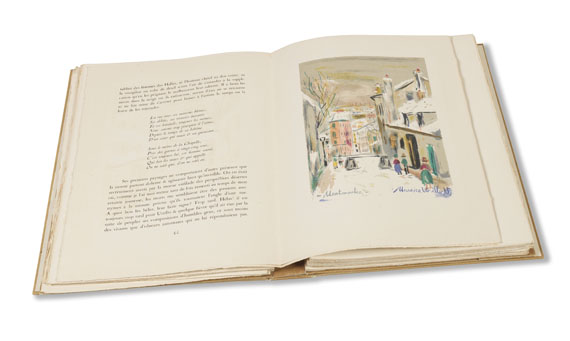 Maurice Utrillo - Carco, Montmartre vécu par Utrillo. - Weitere Abbildung