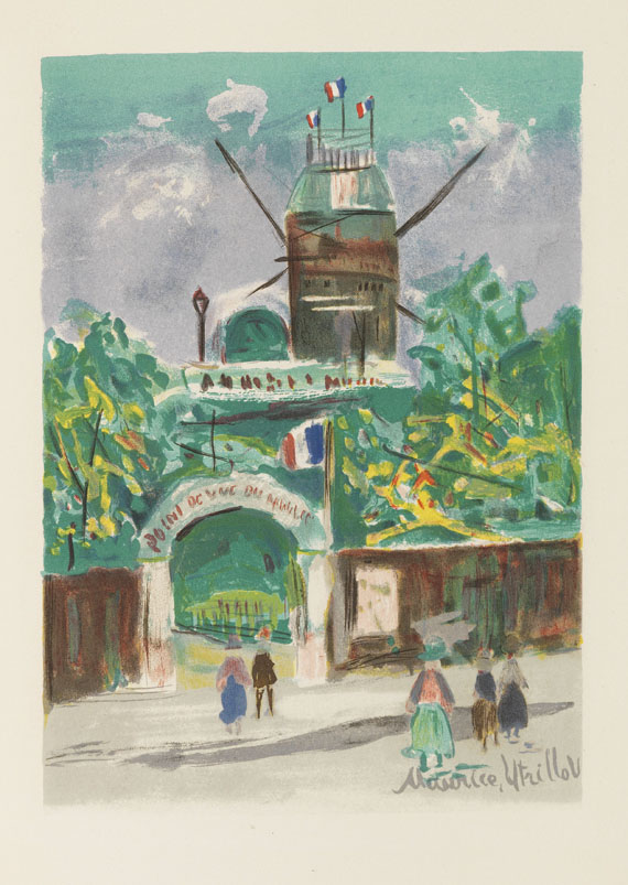 Maurice Utrillo - Carco, Montmartre vécu par Utrillo. - Weitere Abbildung