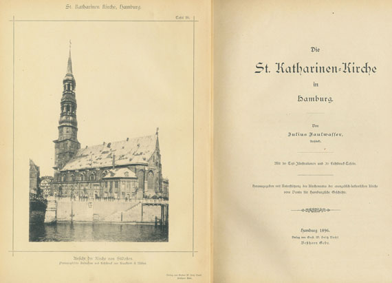  - Hamburger Kirchen. ca. 40 Bde.