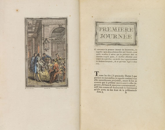 Giovanni Boccaccio - Le decameron. 5 Bde.  - Illustration