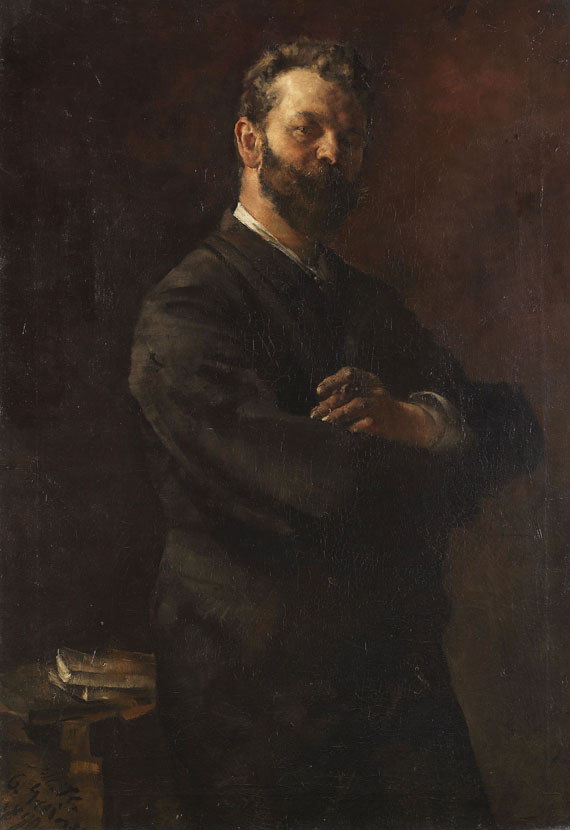 Otto Greiner - Porträt des Zeichenlehrers Arthur Haferkorn