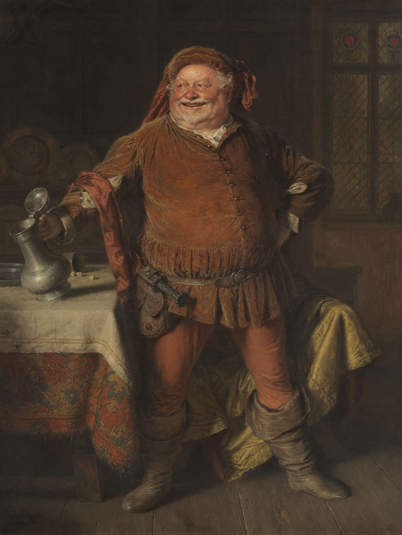 Eduard von Grützner - Falstaff