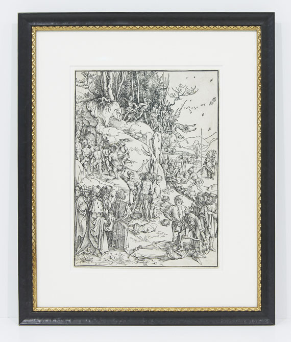 Albrecht Dürer - Die Marter der Zehntausend - Rahmenbild