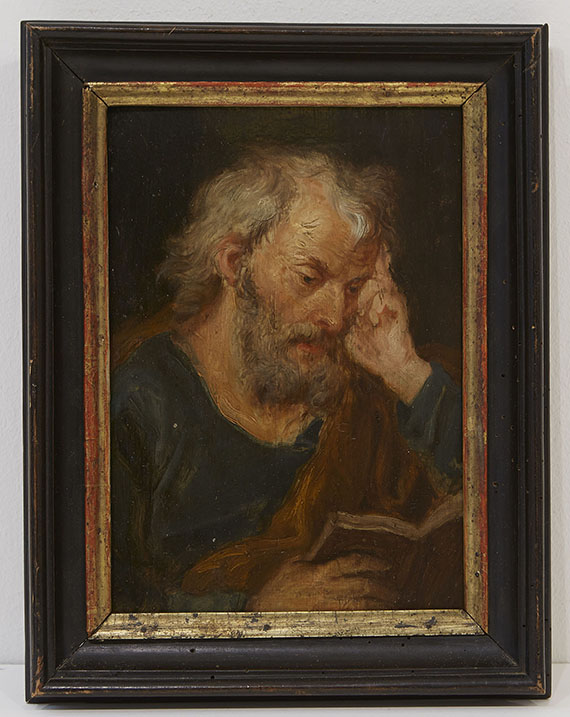 Januarius Zick - Zugeschrieben - Lesender Apostel - Rahmenbild
