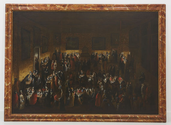 Joseph Heintz d. J. - Der Maskenball (il Ridotto) - Rahmenbild