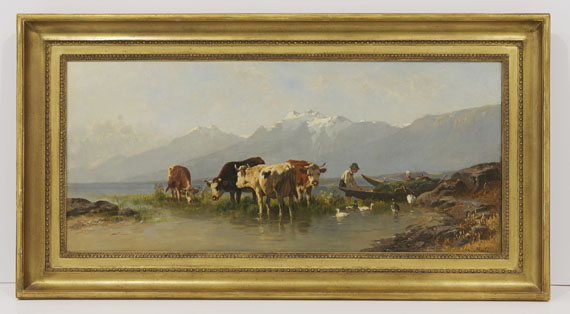 Mali - Bauer und Bäuerin mit Gänsen und Kühen am Achensee