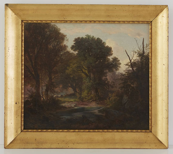 Ernst Erwin Oehme - Waldstudie - Rahmenbild