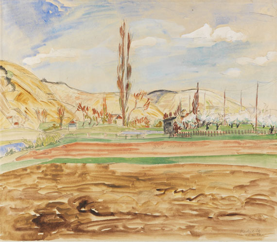 Erich Heckel - Landschaft am Main