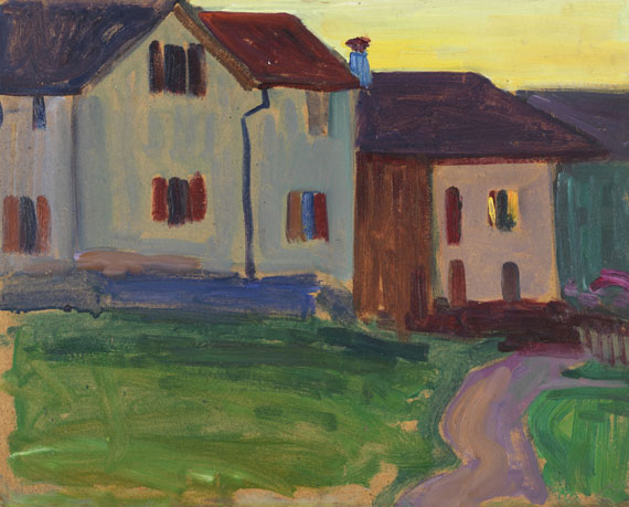 Gabriele Münter - Häuser in Murnau