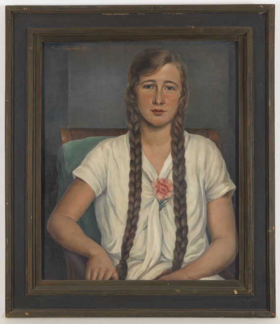 Kurt Weinhold - Porträt Anneliese Hölder - Rahmenbild