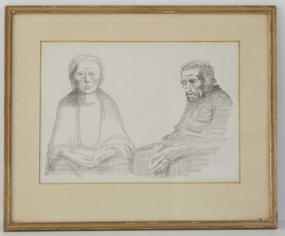 Käthe Kollwitz - Die Eltern - Rahmenbild