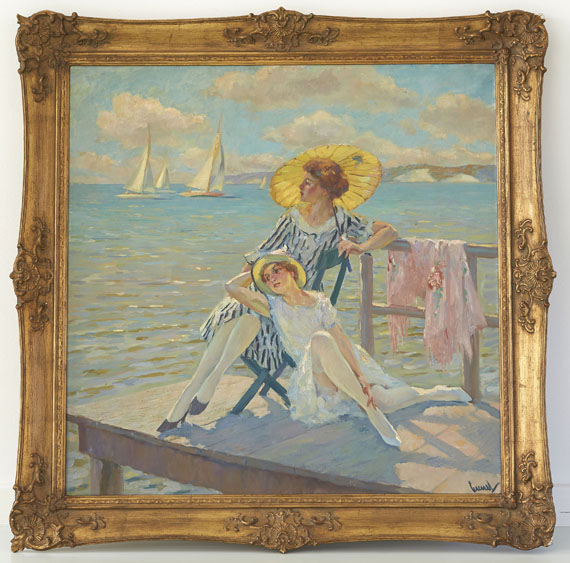 Edward Cucuel - In der Sonne - Rahmenbild