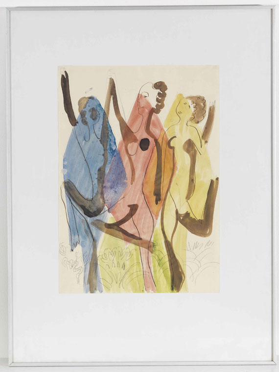 Ernst Ludwig Kirchner - Farbentanz - Rahmenbild