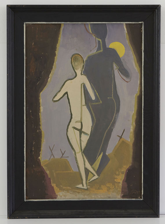 Karl Hofer - Frau und Schatten - Rahmenbild