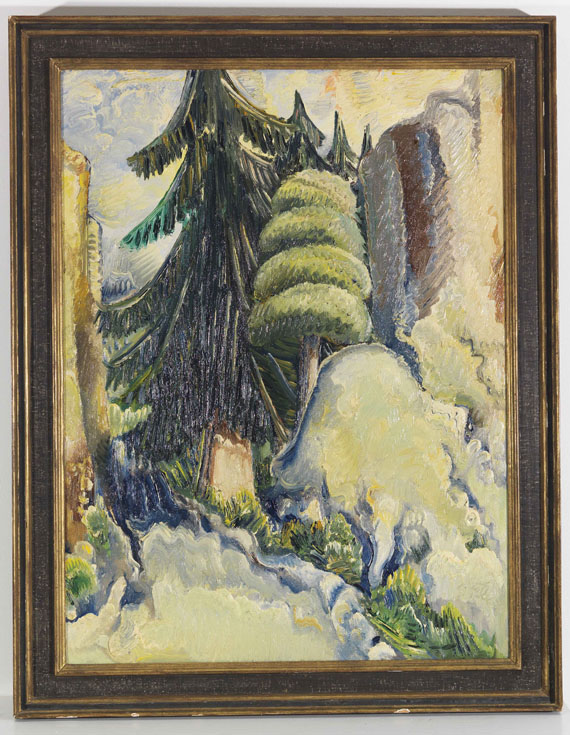 Paul Kleinschmidt - Baumlandschaft - Rahmenbild